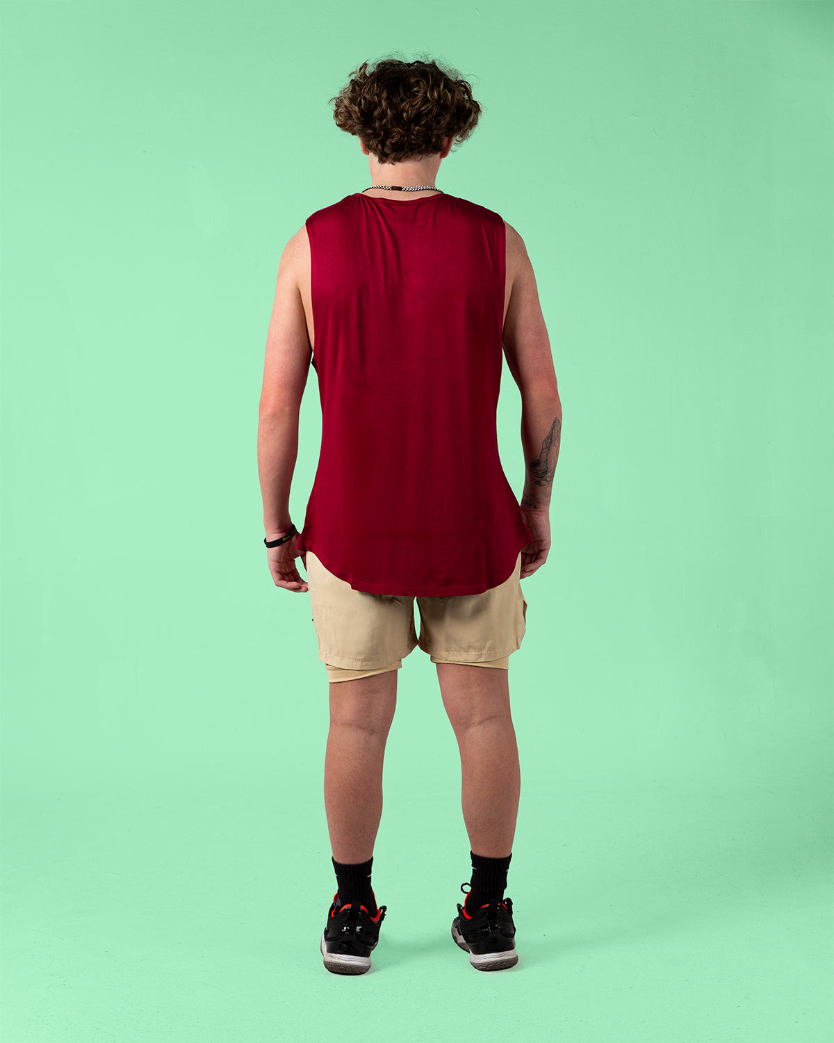 Burgundy Bamboo Tanks G3X Fitness 2