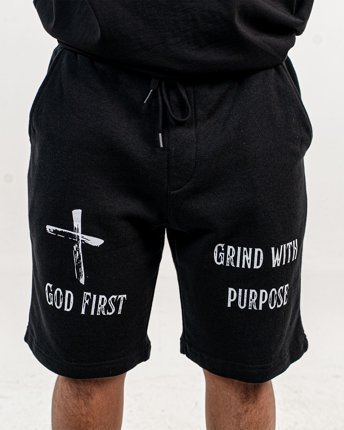 Black Kingdom Grind Purpose Fleece Shorts G3X Fitness 1