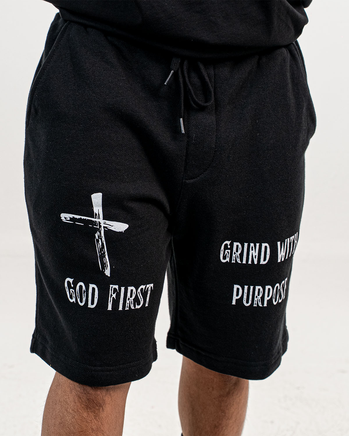 Black Kingdom Grind Purpose Fleece Shorts G3X Fitness 2