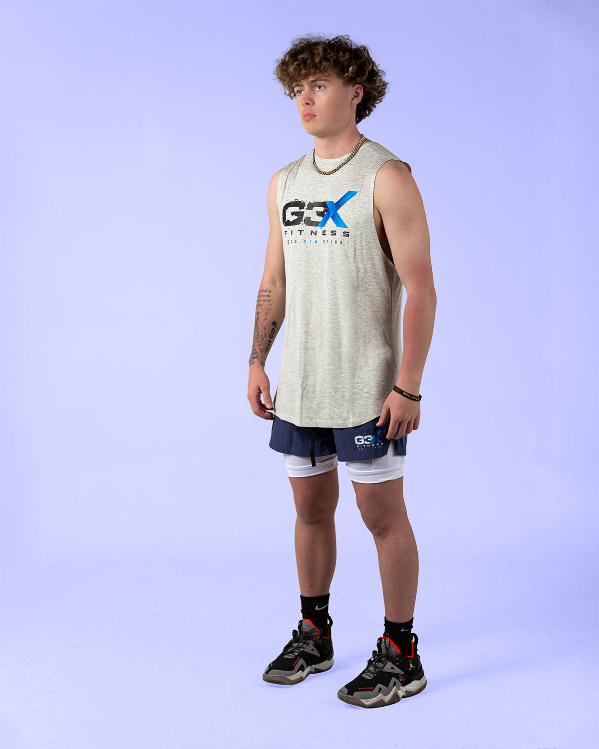 Light Grey Bamboo Tanks G3X Fitness 3
