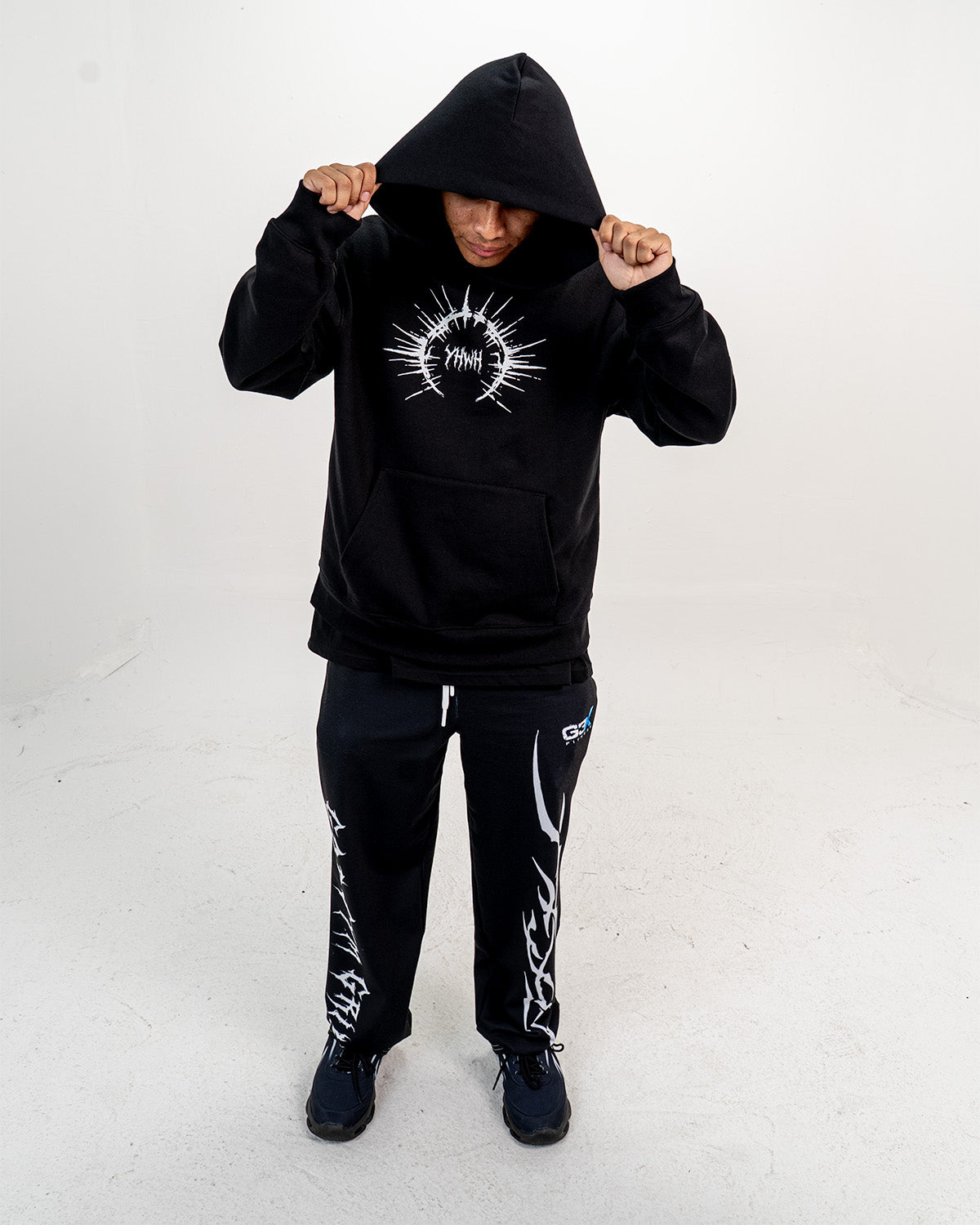Black Kingdom Grind Oversize Crown Hoodie 6