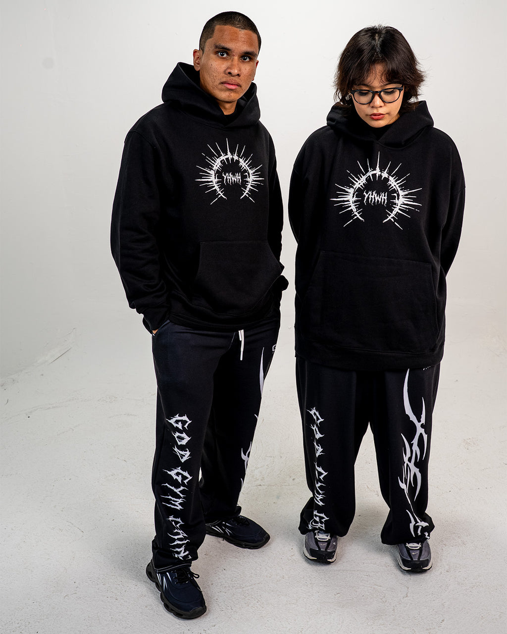 Black Kingdom Grind Oversize Crown Hoodie 8