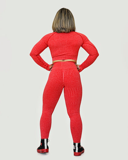 Corduroy Leggings Coral 3