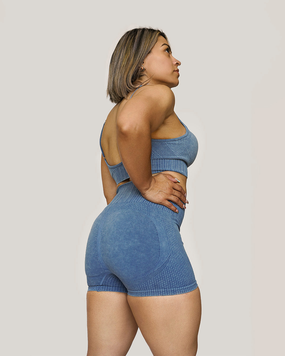 Corduroy Shorts Baby Blue 5
