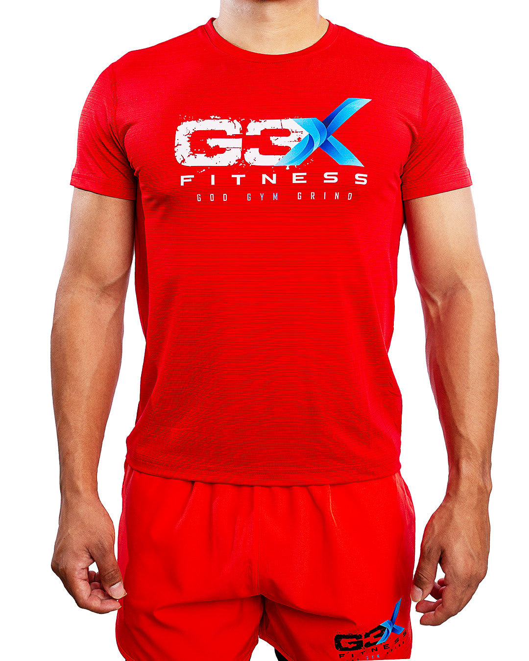 G3X Men Muscle T Shirt Orange Front