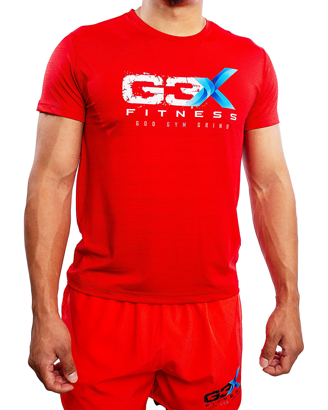 G3X Men Muscle T Shirt Orange Side 1