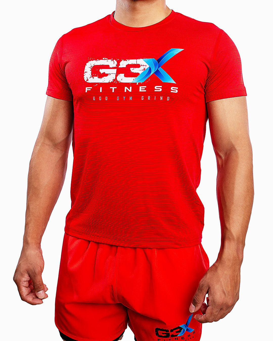 G3X Men Muscle T Shirt Orange Side 2