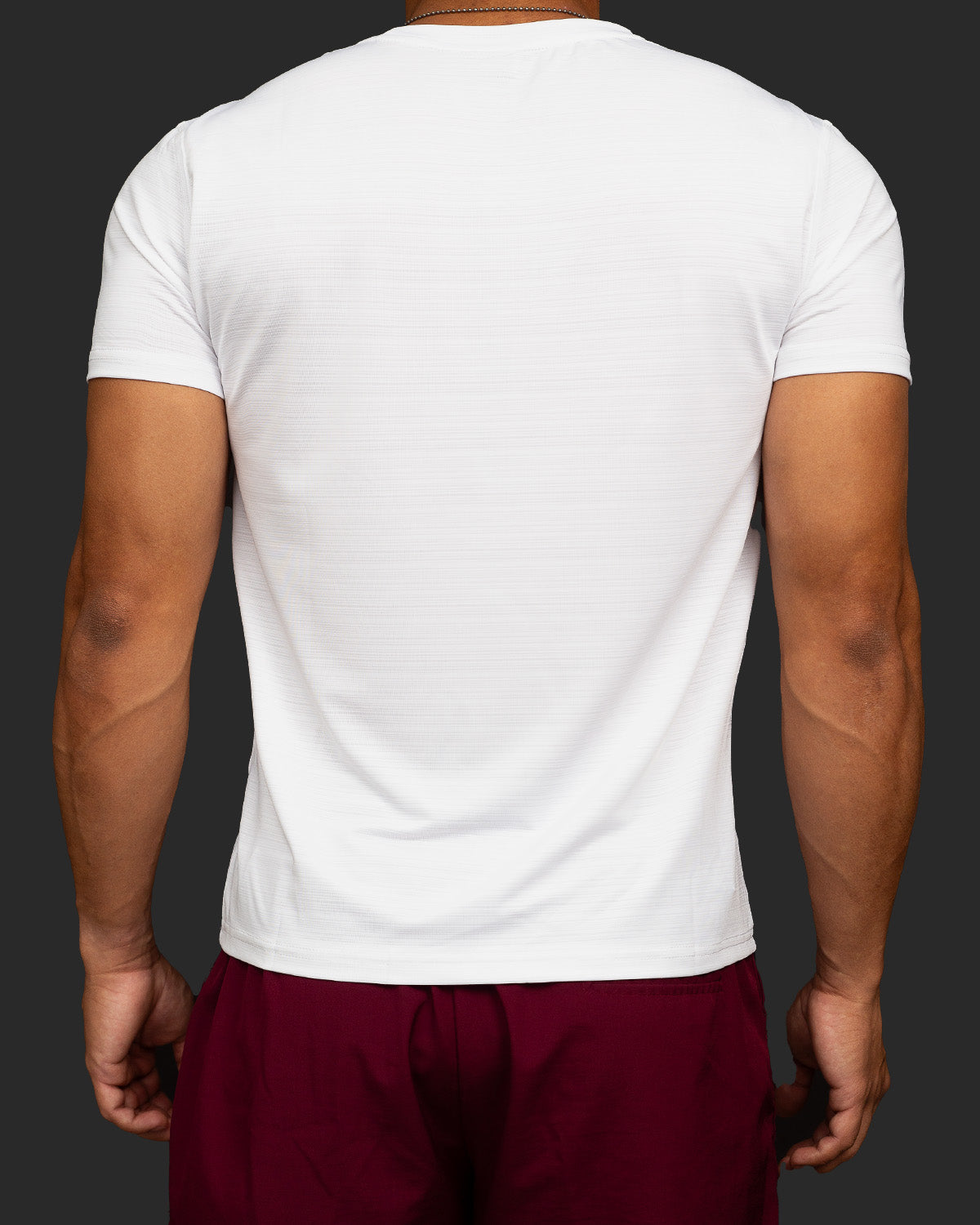 G3X Men Muscle T Shirt White Back