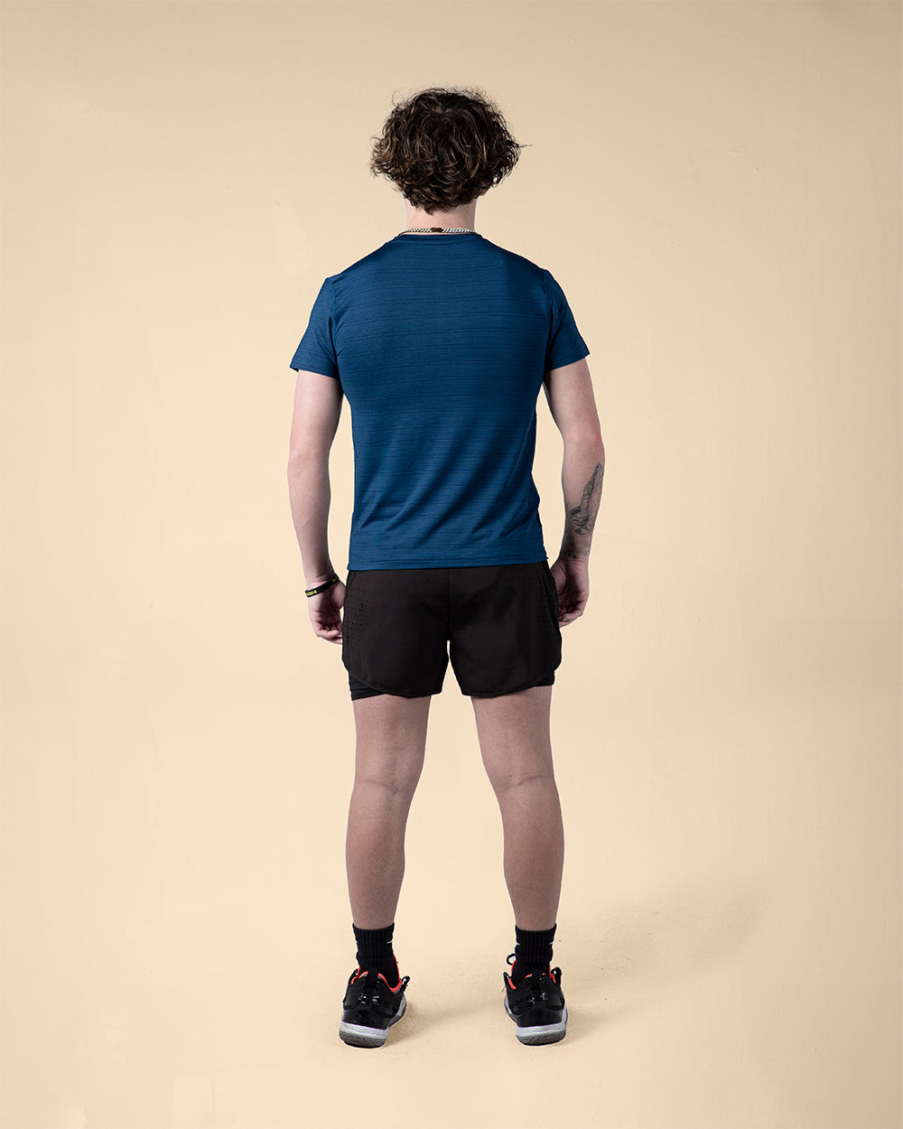 Jack Navy Muscle Shirt Training Short 2