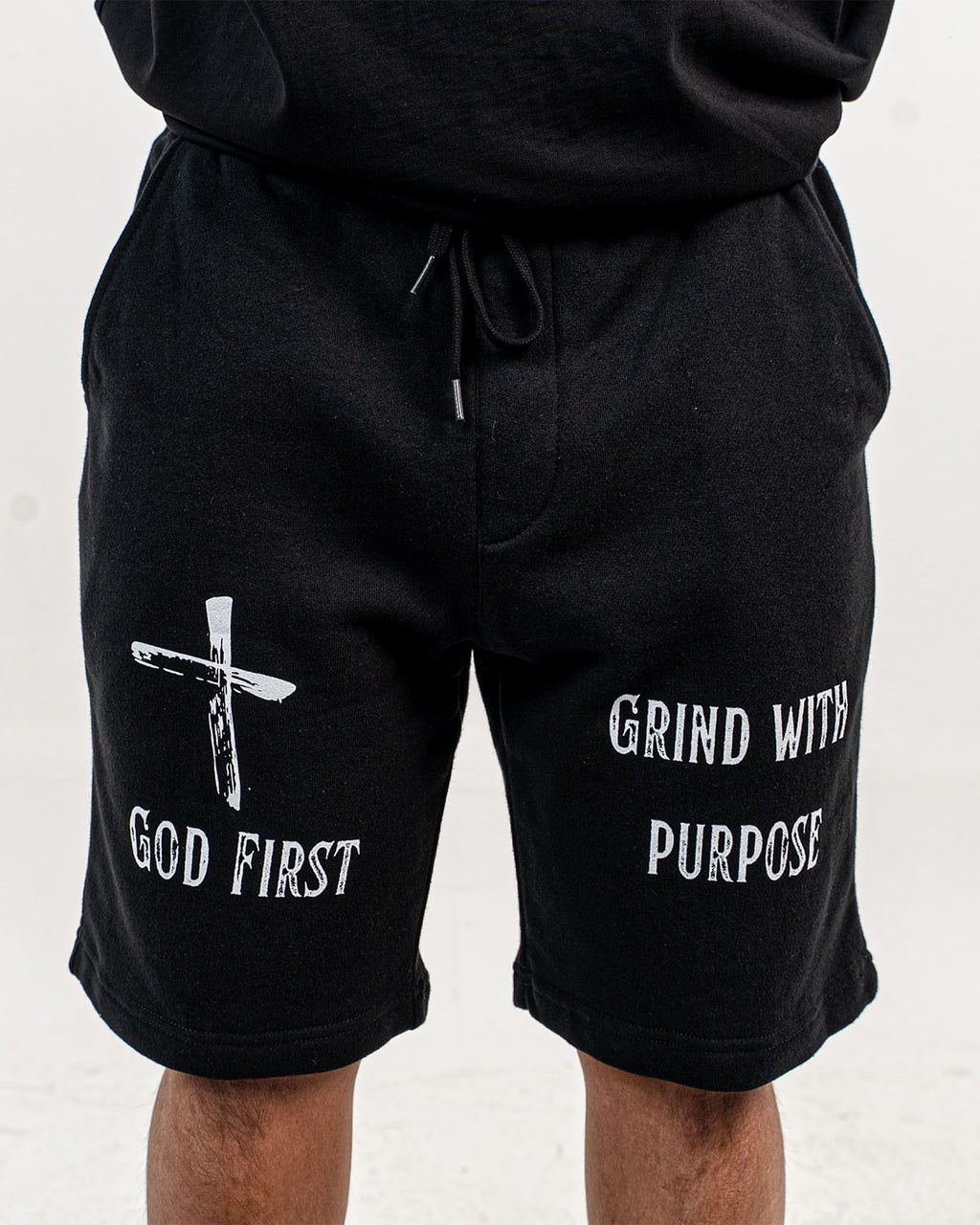 Black Kingdom Grind Purpose Fleece Shorts G3X Fitness 1