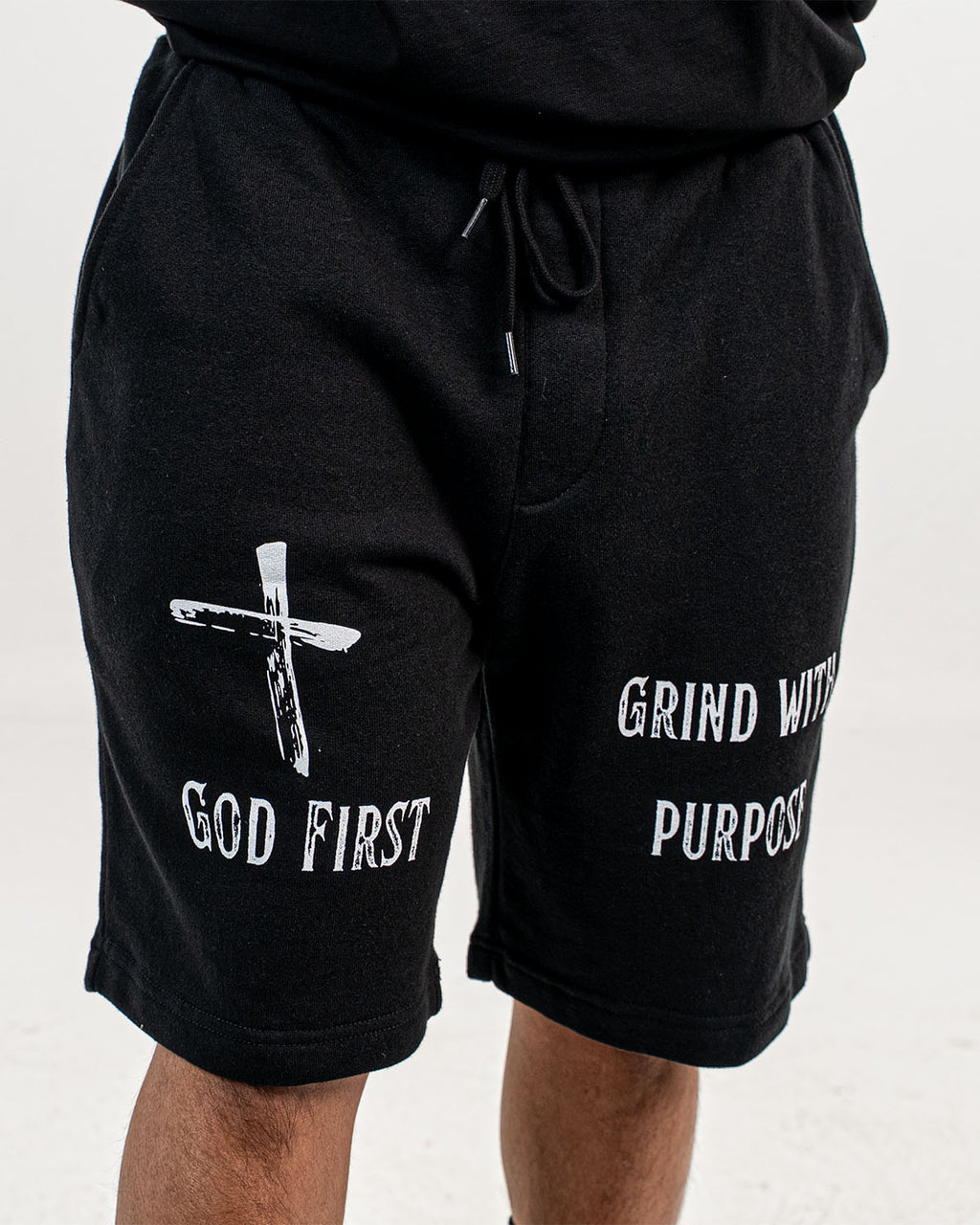Black Kingdom Grind Purpose Fleece Shorts G3X Fitness 2