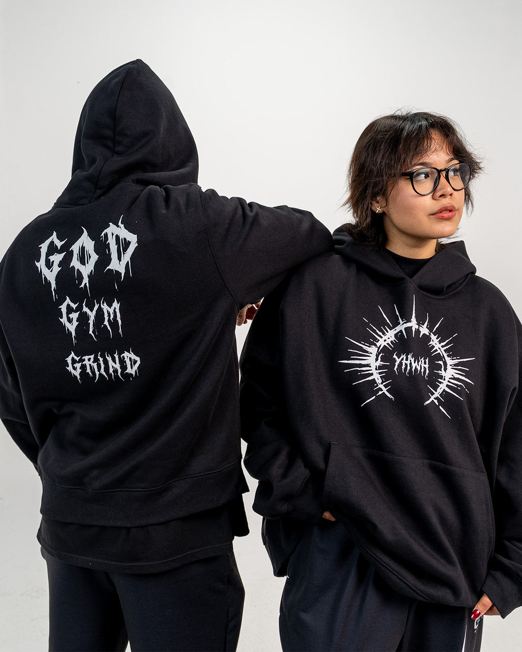 Black Kingdom Grind Oversize Crown Hoodie 5