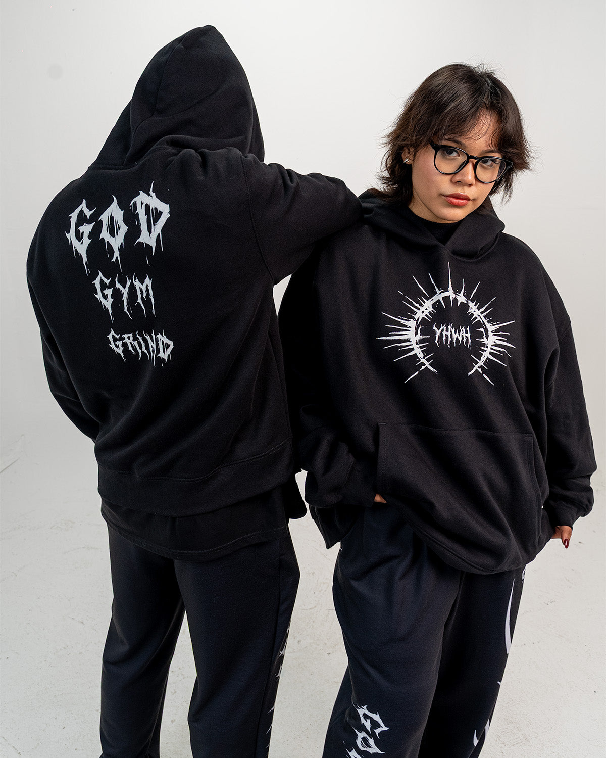 Black Kingdom Grind Oversize Crown Hoodie 1