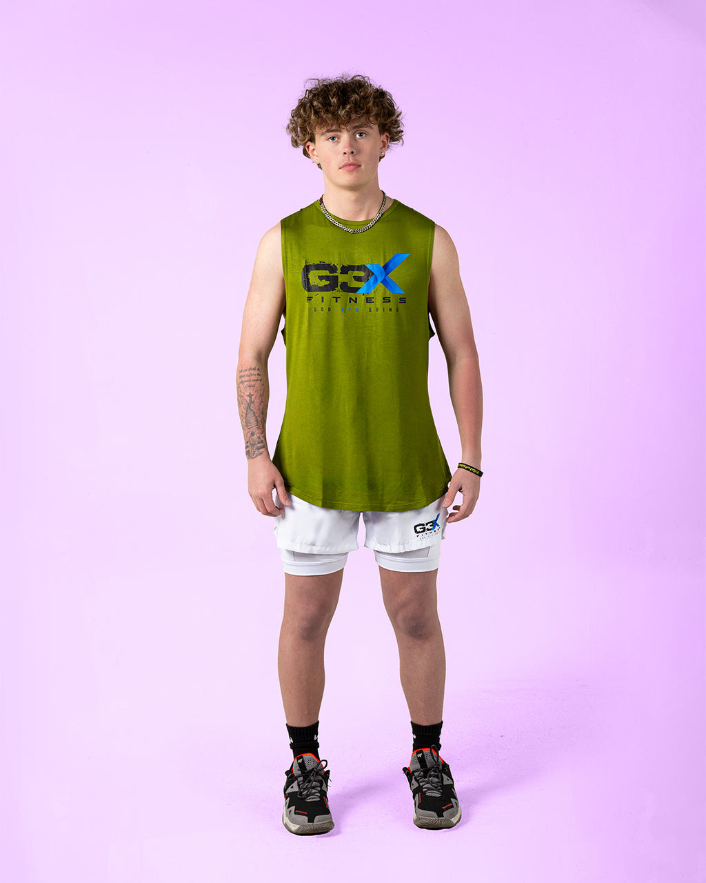 Olive Bamboo Tanks G3X Fitness 2