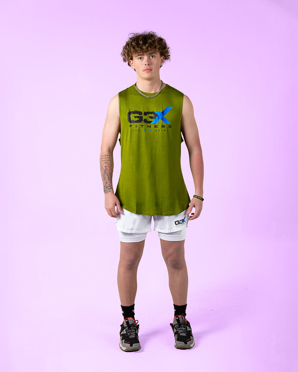 Olive Bamboo Tanks G3X Fitness 2