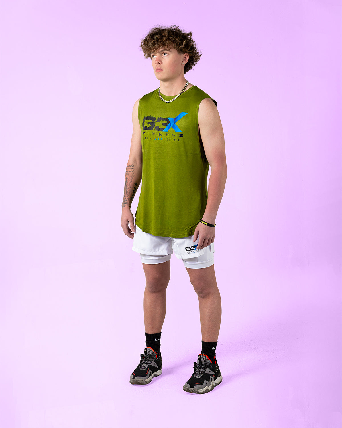 Olive Bamboo Tanks G3X Fitness 4