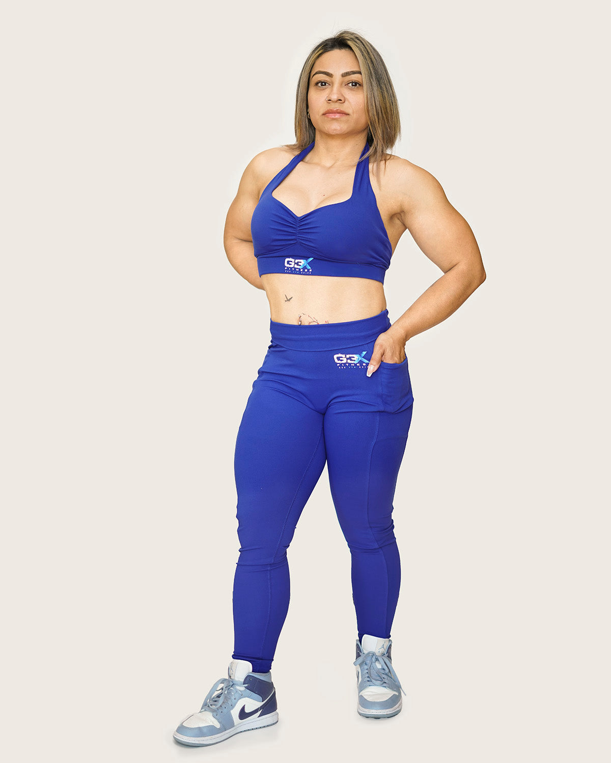 Open Back Medium Blue 9