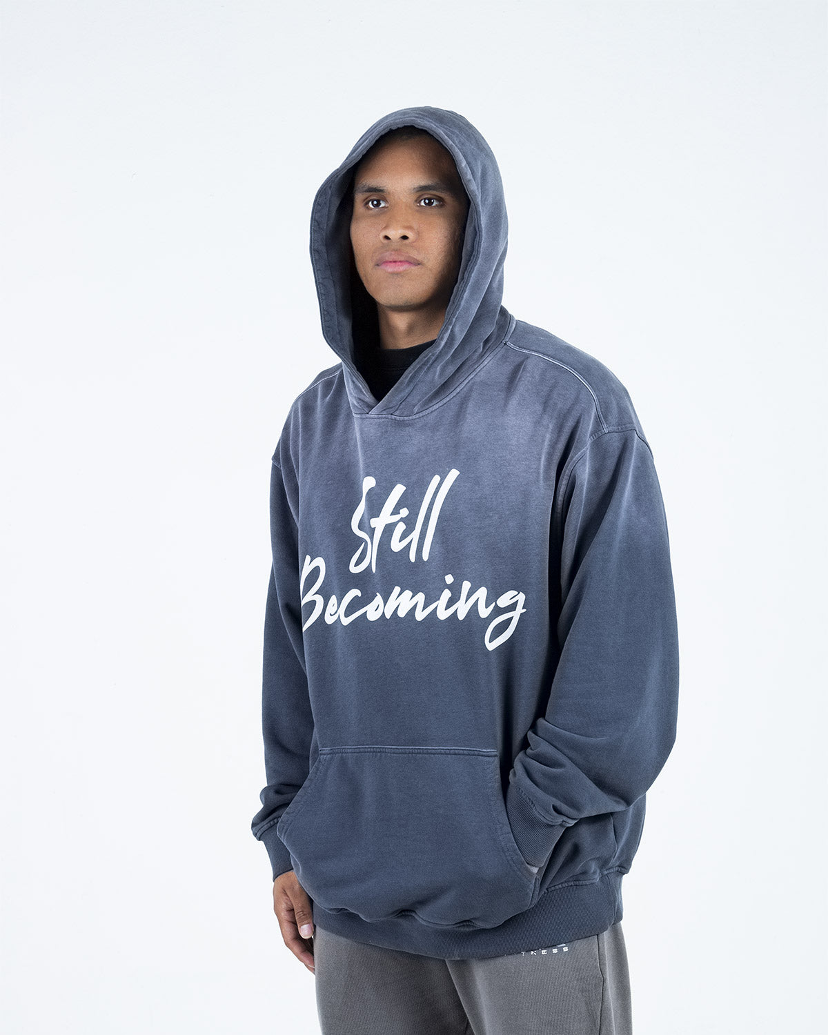 StillBecomingHoodie Gray Blue 5