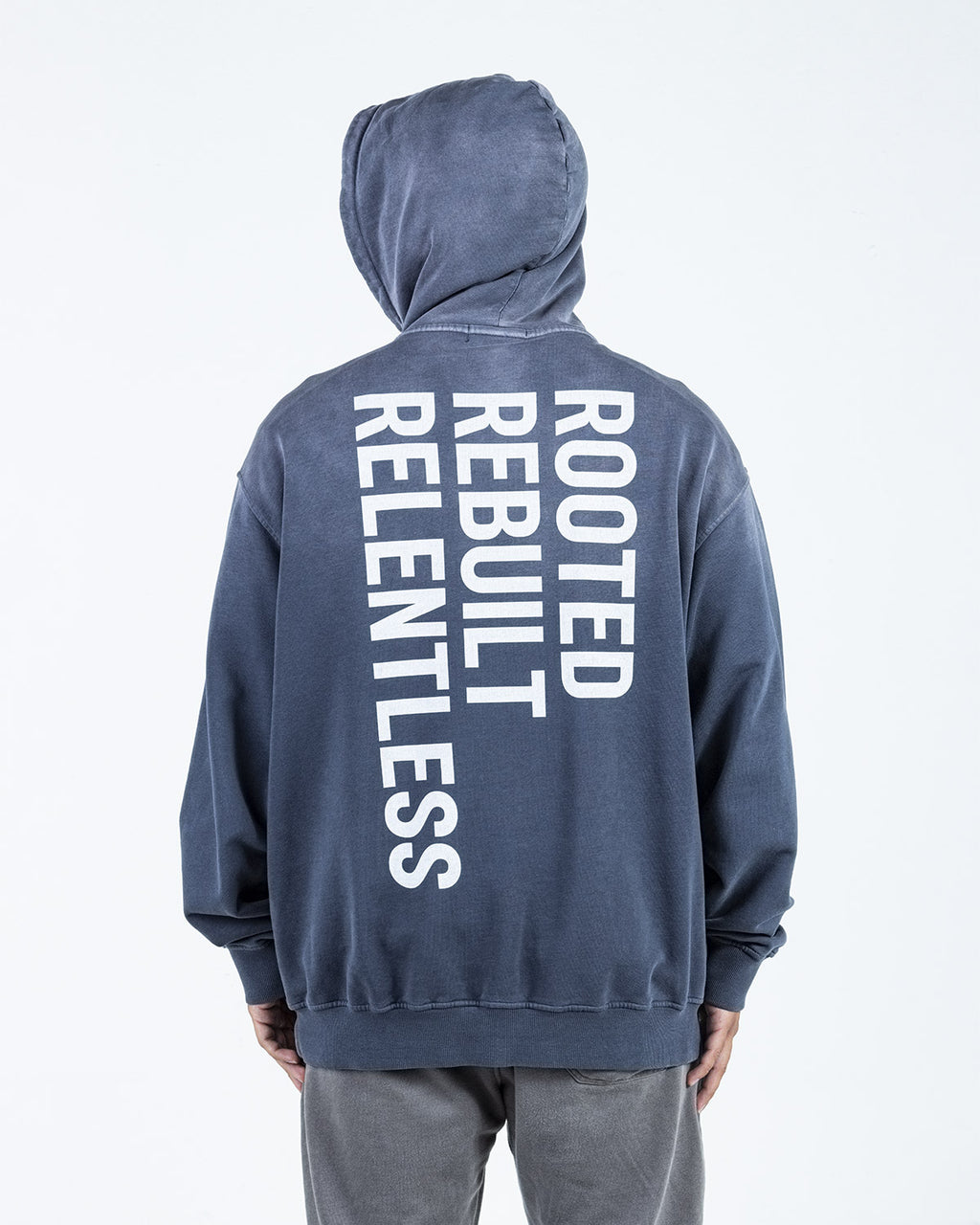 StillBecomingHoodie Gray Blue 6