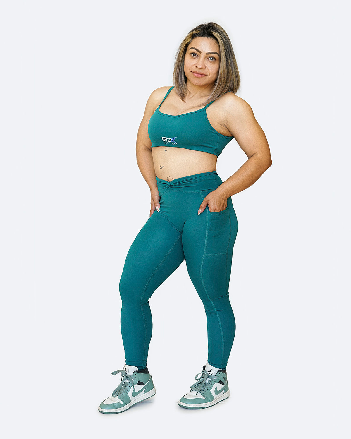 V-Taper Set Bra Turquoise 3